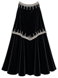 AK Black Velvet Dress w/ Bling.    1X