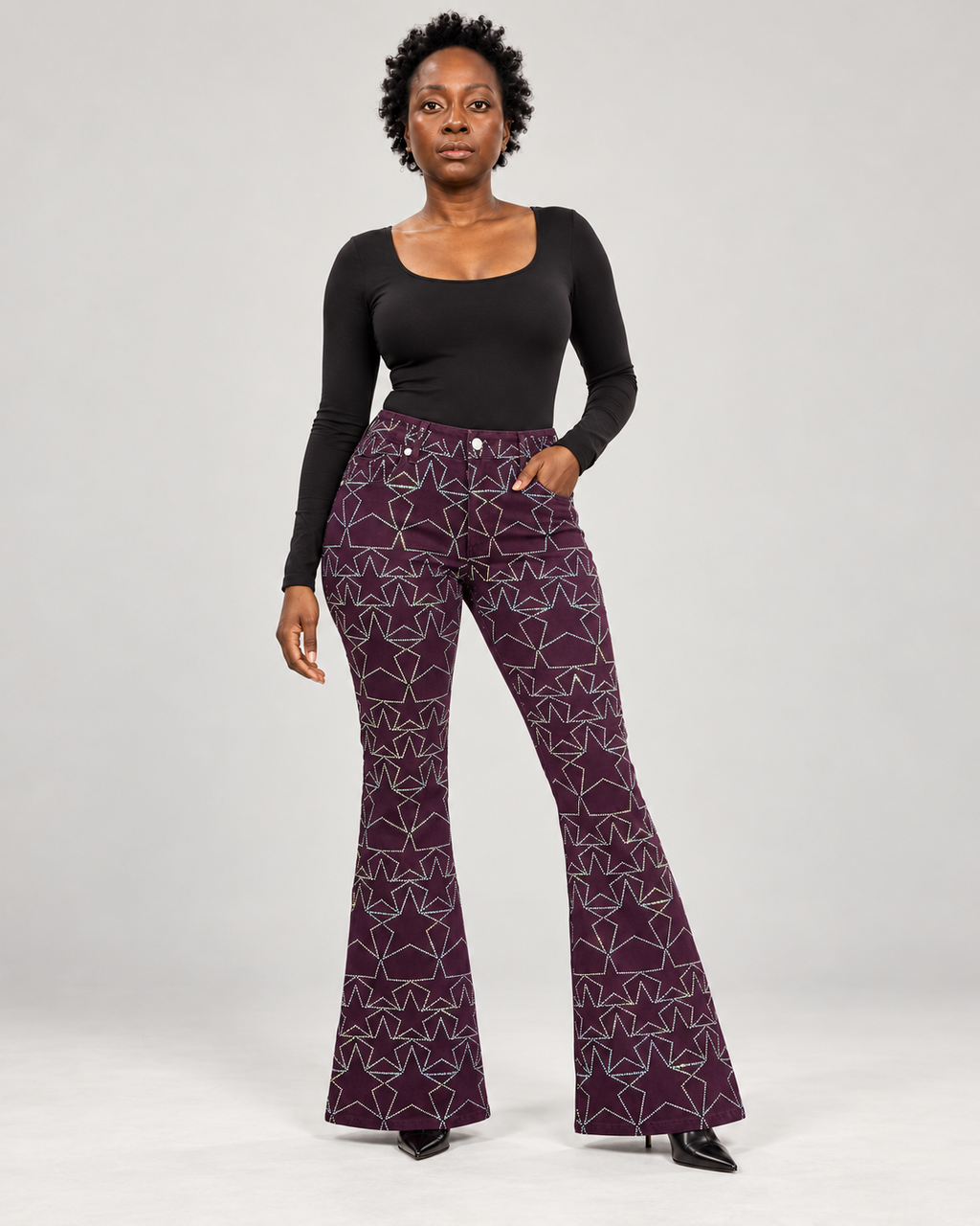 FN Purple Star Jeans.   Size 16