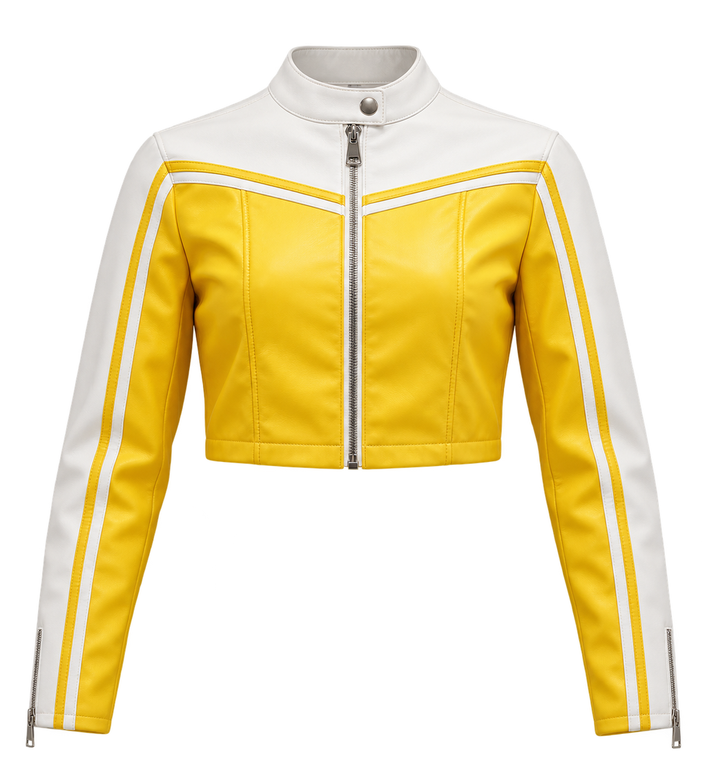 WEST LOOP RACER MOTO IN YELLOW.    L