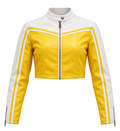 WEST LOOP RACER MOTO IN YELLOW.  XL