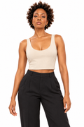 AKIRA  BEIGE BRALETTE TOP.   XL