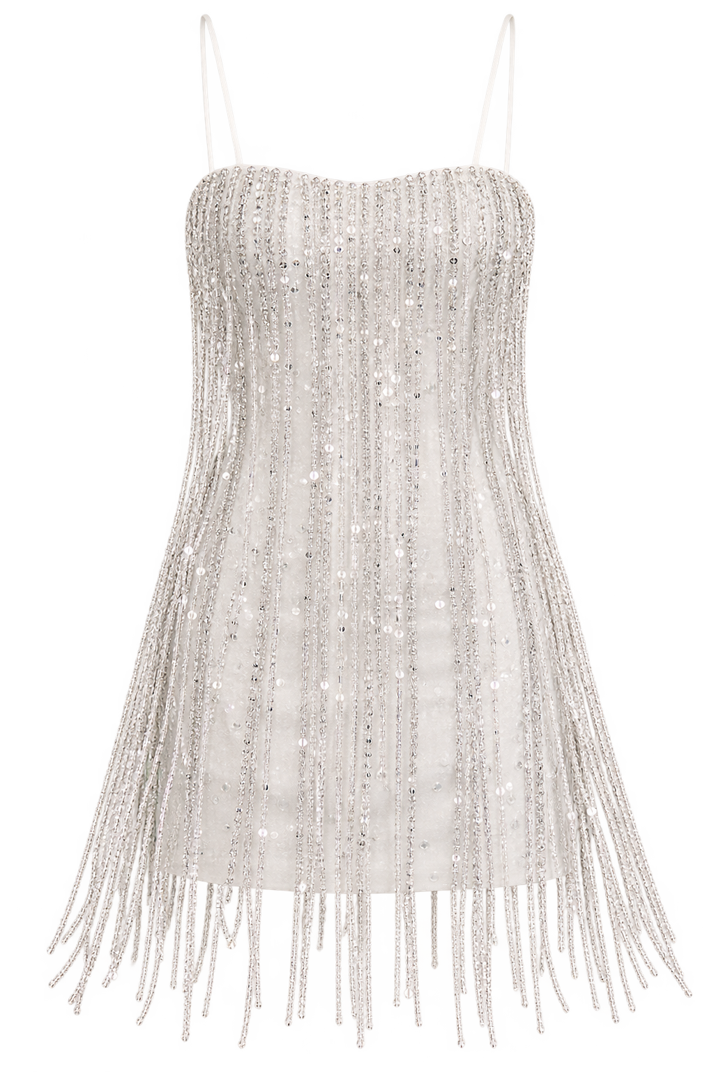 AK  CAME THRU DRIPPIN' FRINGE MINI DRESS.  M