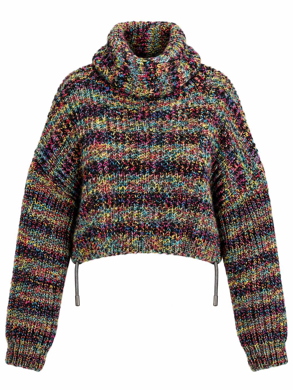 AKIRA.  MULTI COLOR TURTLE NECK SWEATER.  S/M