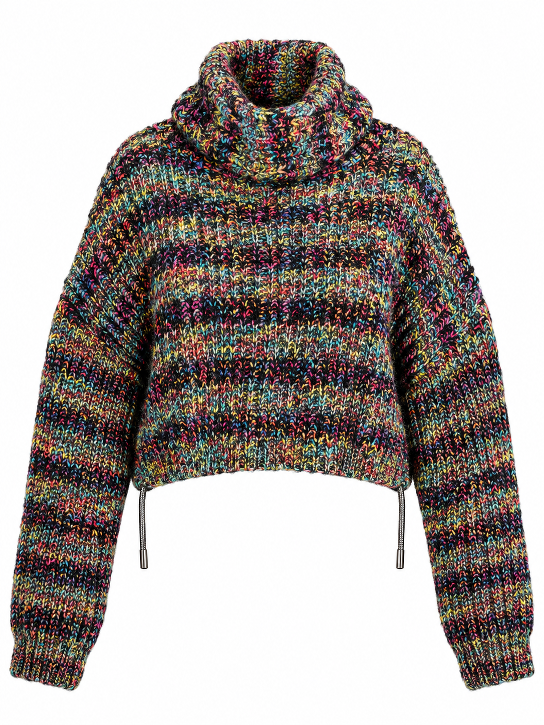 AKIRA.  MULTI COLOR TURTLE NECK SWEATER.  S/M