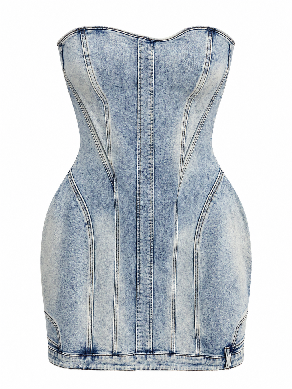 AKIRA BLUE DENIM DRESS.  2X