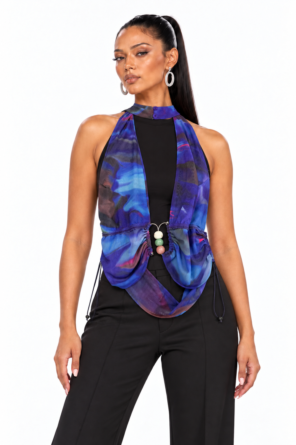 AKIRA.  GLOWING HALTER NECK TOP     1X