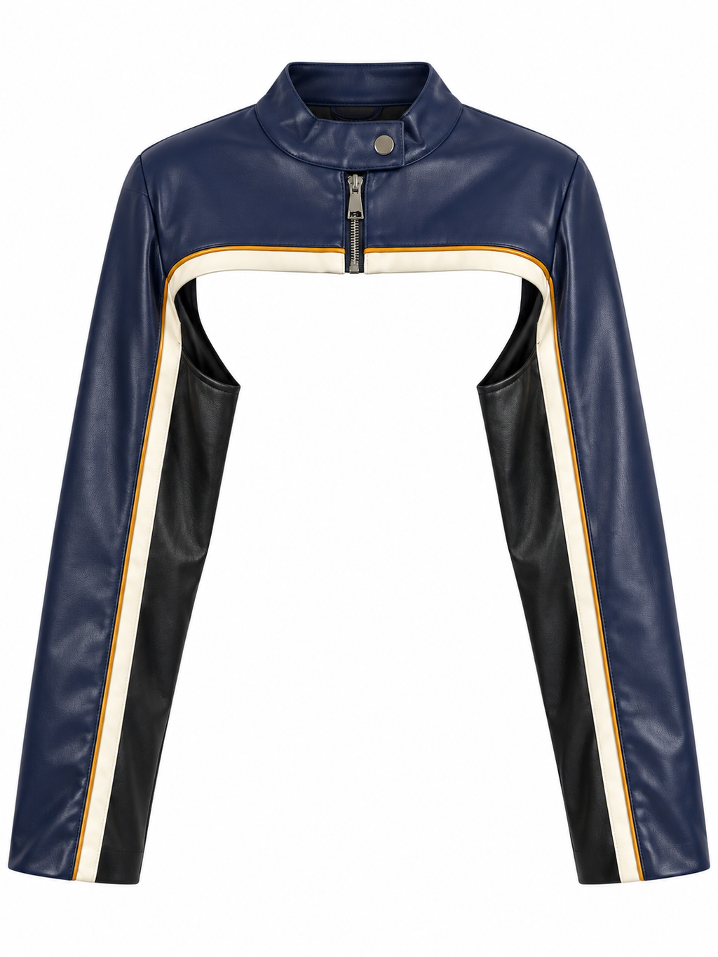 AKIRA DRK BLUE BOLERO MOTO 1/4 JACKET. 2X