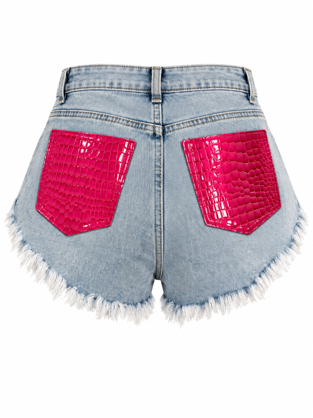 AKIRA.   LIL SNAKE DENIM SHORT     S