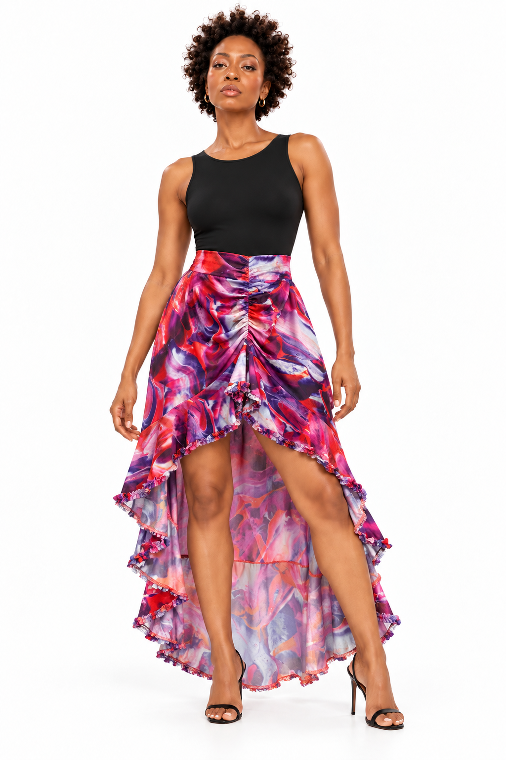 Hot Girl Summer Hi Lo Skirt.  XL