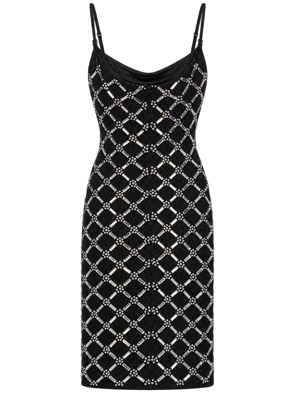 AKIRA BLACK MINI DRESS WITH JEWELS.   XL