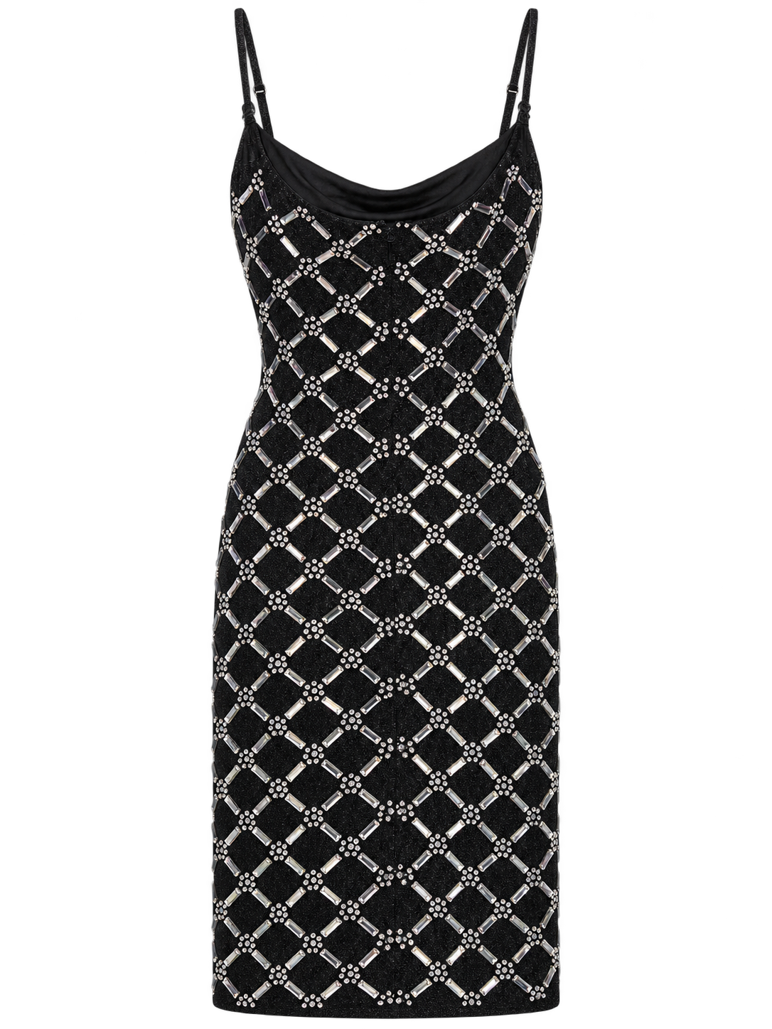 AKIRA BLACK MINI DRESS WITH JEWELS.   XL