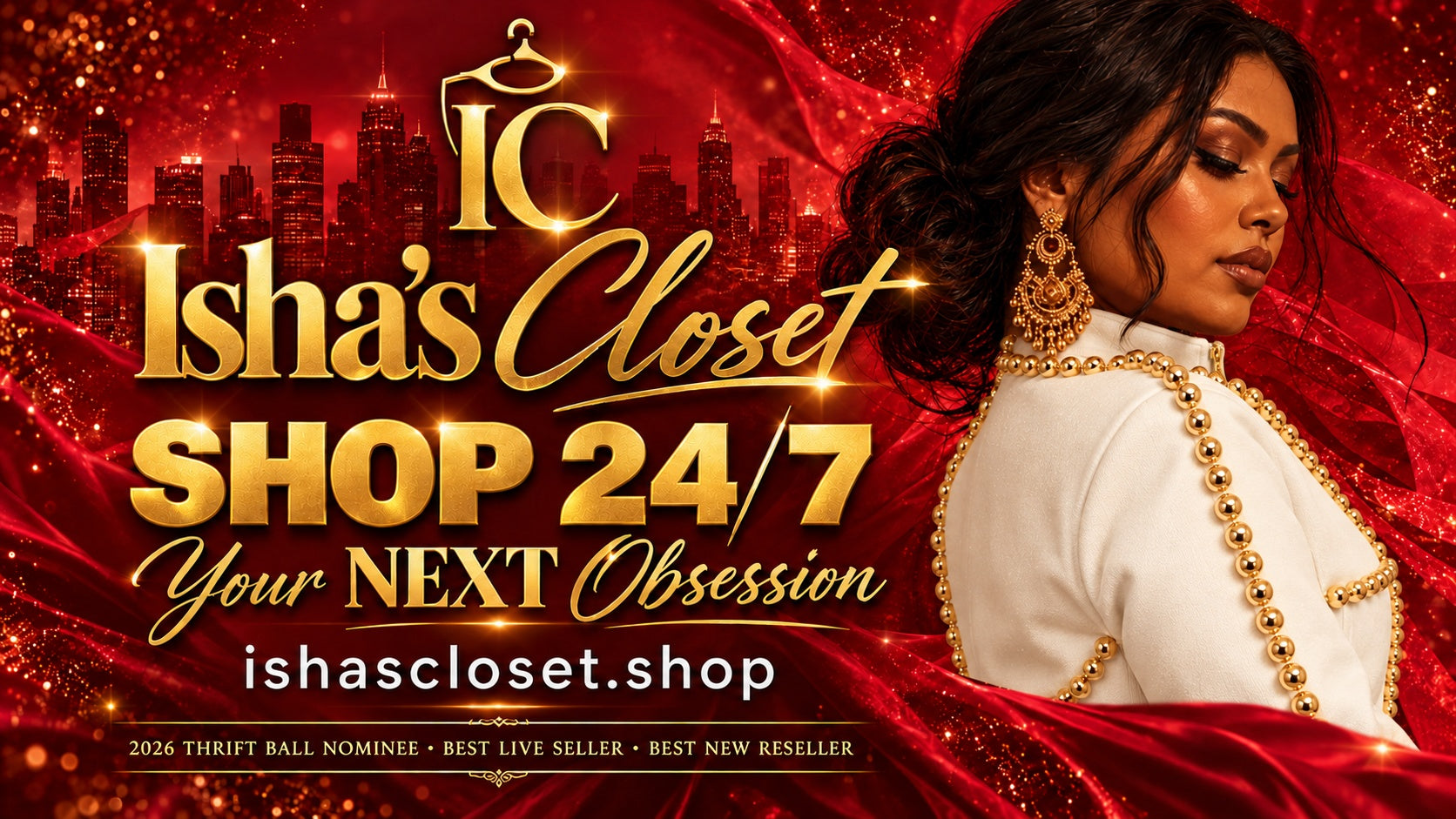 Isha’s Closet — 24/7 access at IshasCloset.shop